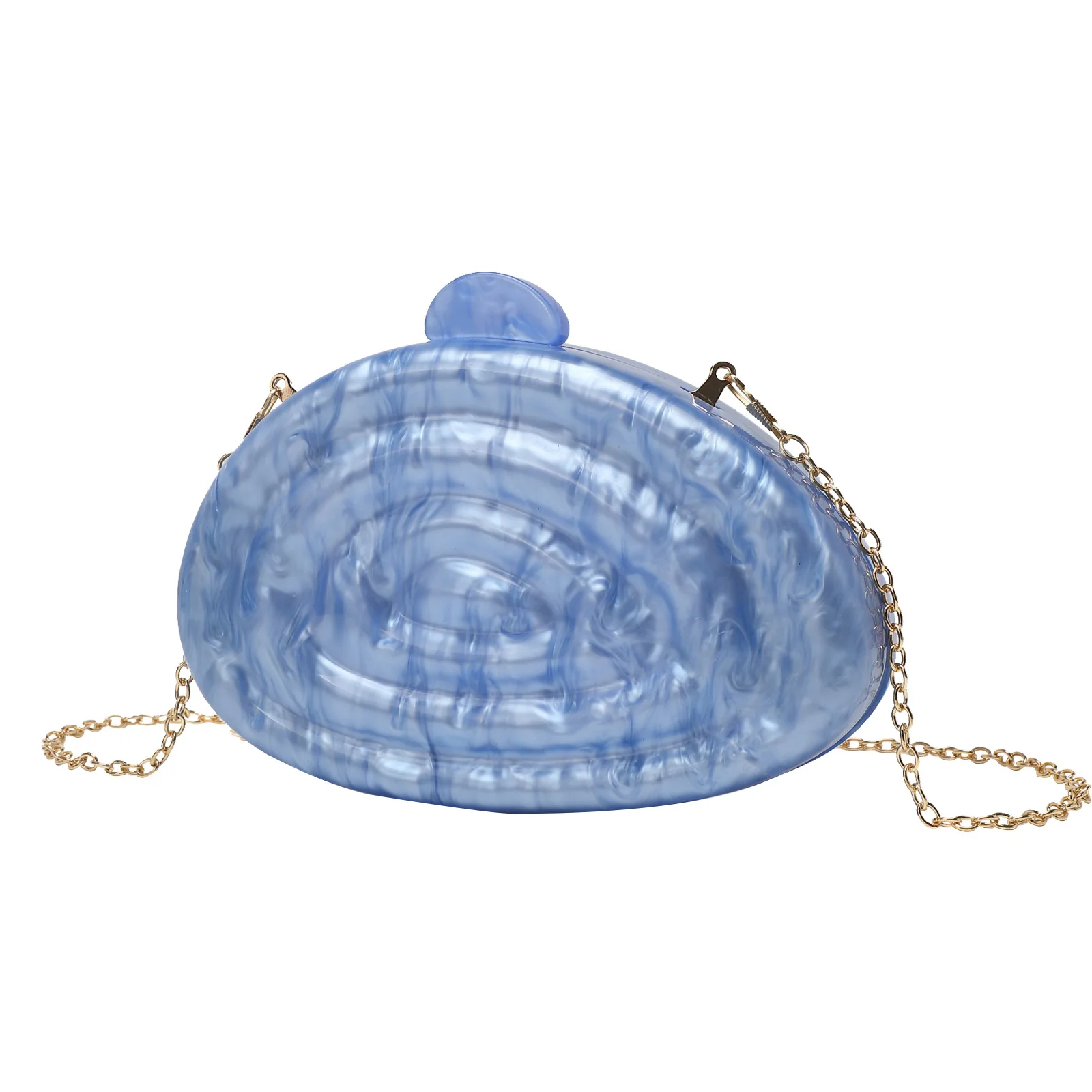 

Ladies' new shell press bag acrylic dinner bag one shoulder diagonal cross wedding banquet handbag