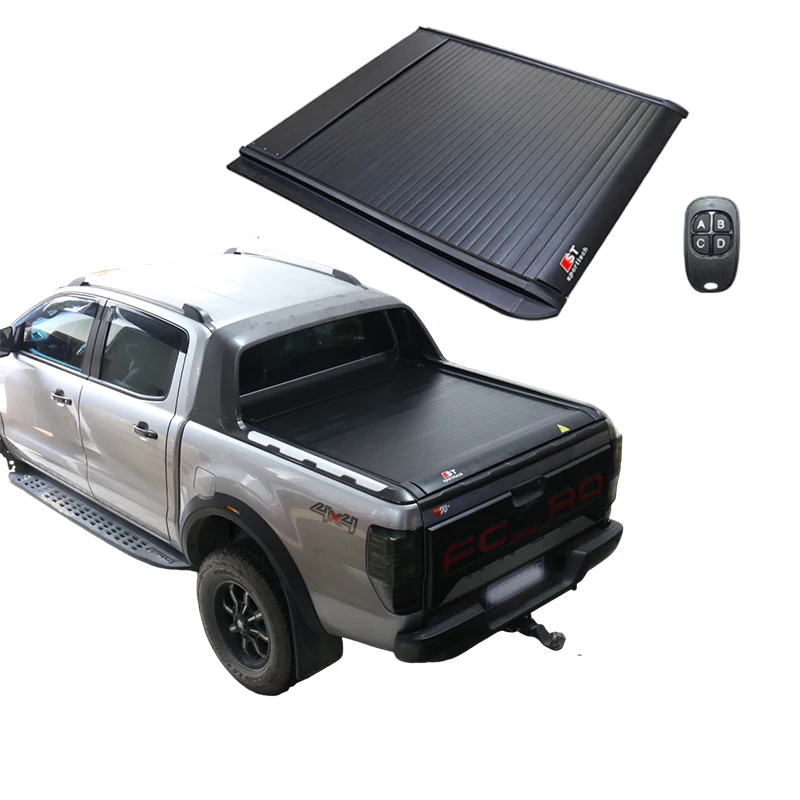 

ST roller lid pickup Pickup Truck Bed cover Aluminum roller shutter electric tonneau cover for Toyota Tacoma