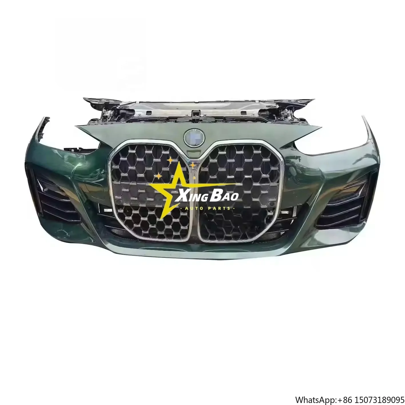 Car Bumper Assembly for 4 Series G22 G23 Including Engine Hood Grille & Front Lip with Brake Light Condition Varies