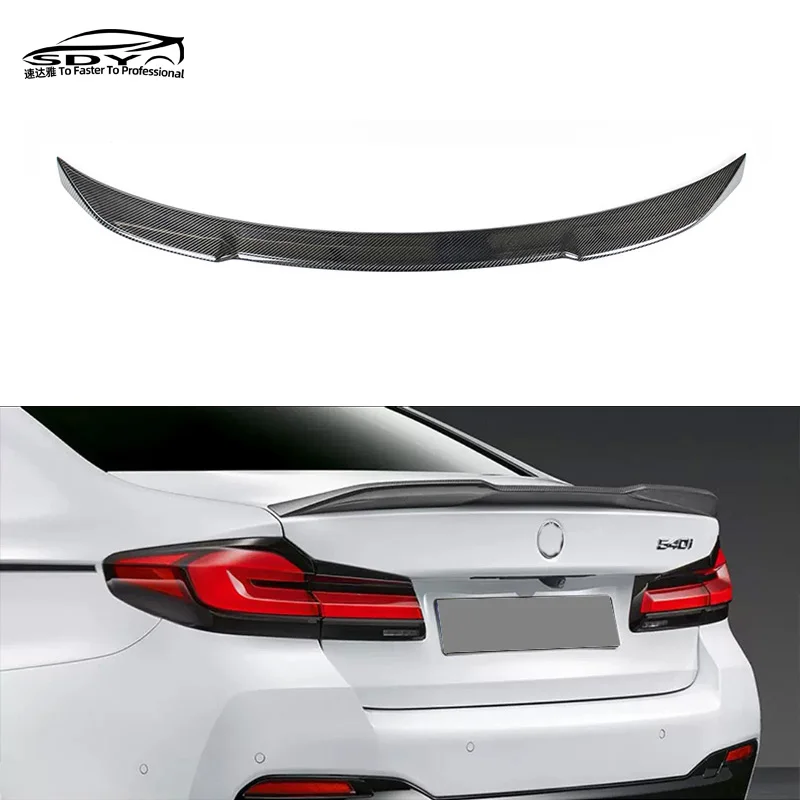 

G30 F90 CS Style Carbon Fiber Trunk Spoiler Wings Car Styling For BMW 5 Series G30 F90 M5 Rear Spoiler