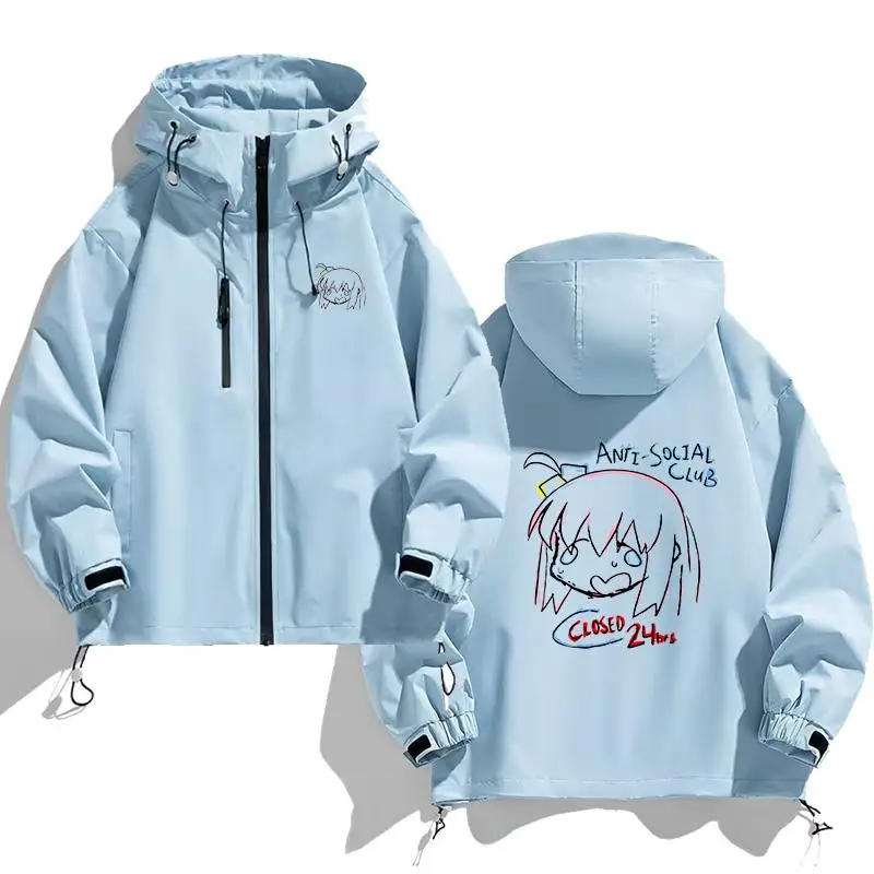 

Свободная куртка-рочишка в стиле рокабилли для подростков: молодежная повседневная ветрозащитная осенне-зимняя верхняя одежда с мультяшным принтом (коллаборация)