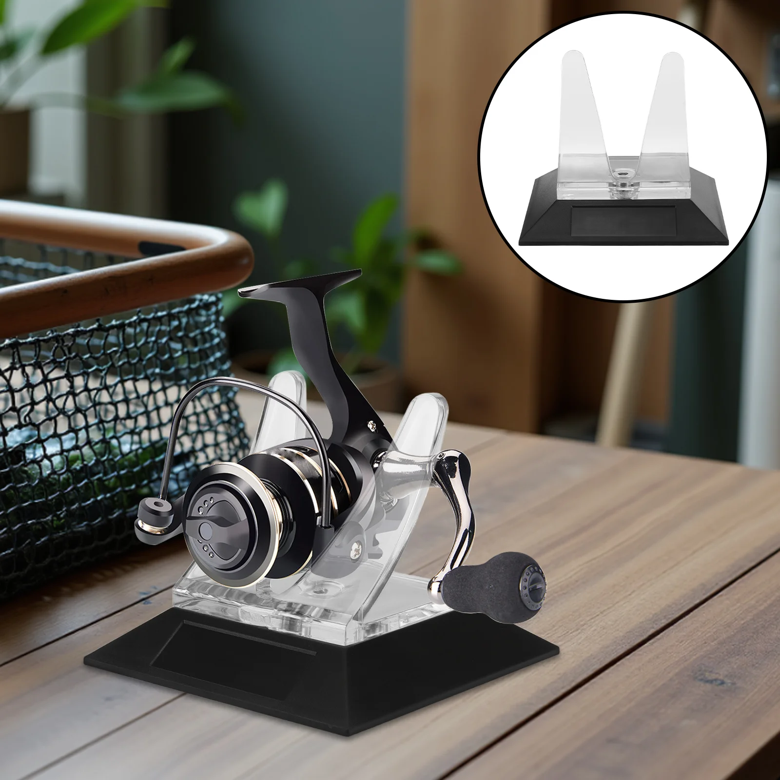 

Fishing Reel Display Rack Sturdy Spinning Rod Holder Practical Organizer for Fishing Gear Storage Durable Essential Equipment