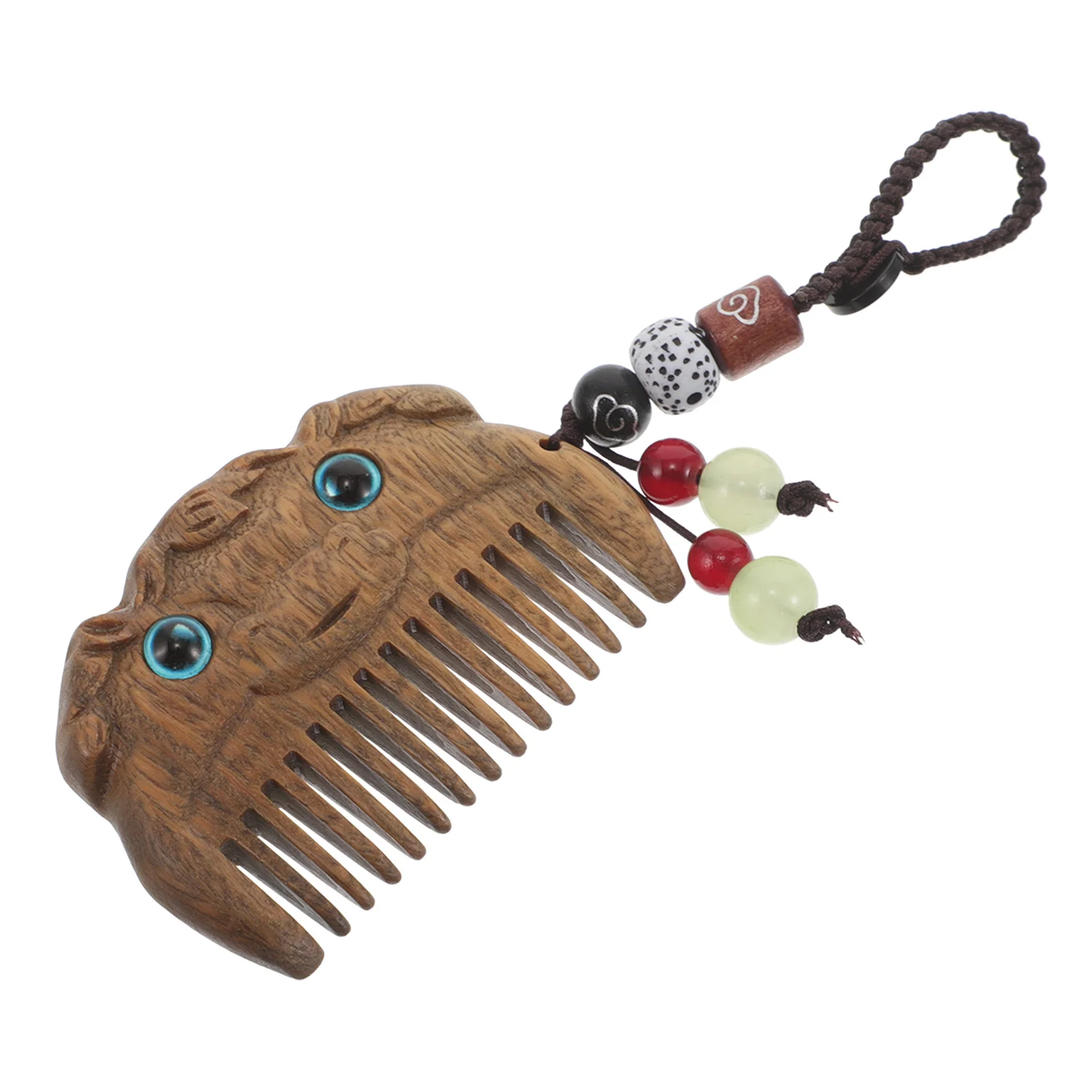 

Carved Sandalwood Comb Mini Pocket Size Travel Hair Brush Chinese Style Unique Gifts for Women Detangling Massage