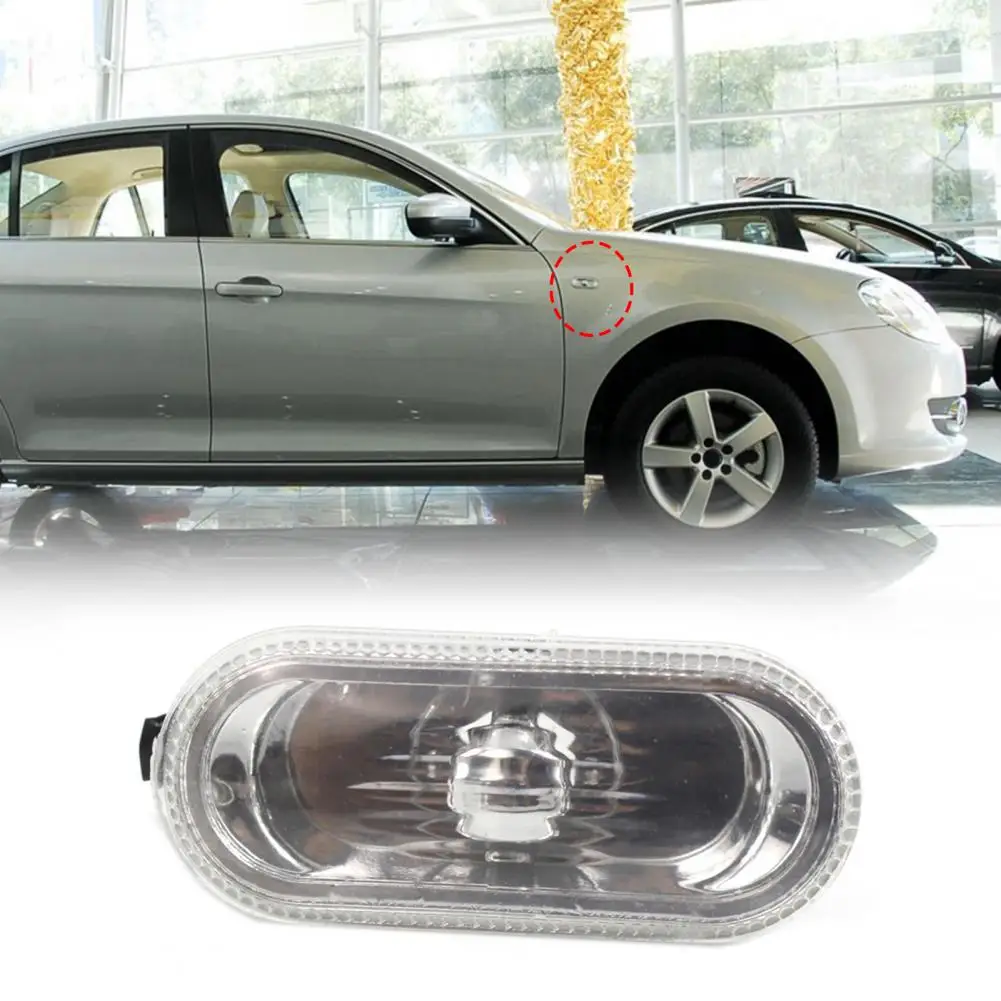 Practical Marker Light Housing Durable Oval Side Marker Indicator Housing External Warning Clearance Bulb Bezel 1J0949117