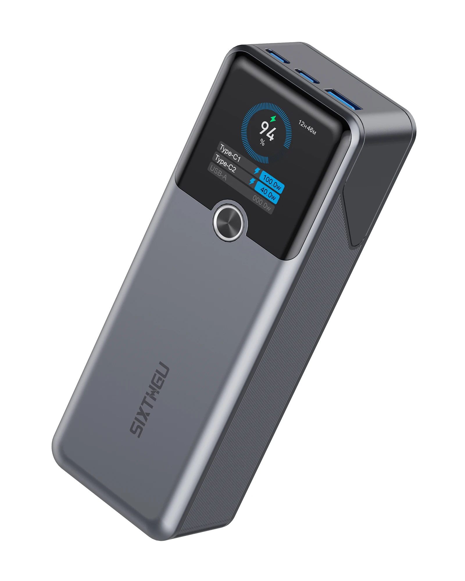 

SIXTHGU Laptop Power Bank, 20,000mAh 3-Port Portable Charger with 140W Max Output, PD 3.0 Fast Charging, Flight-Approved for Tra