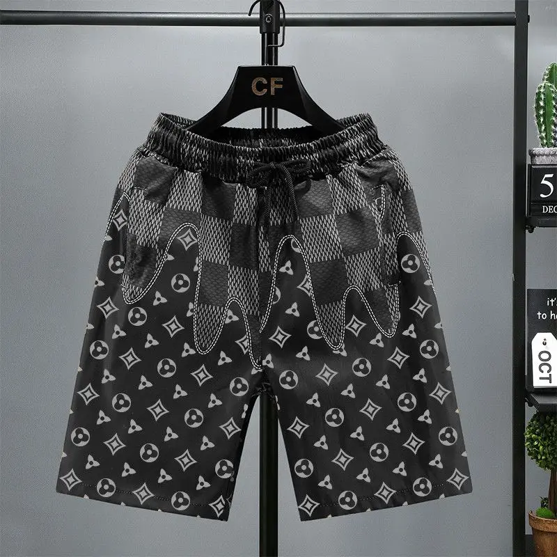 2025 summer new men's shorts sports casual loose quick-drying trend handsome five-point pants