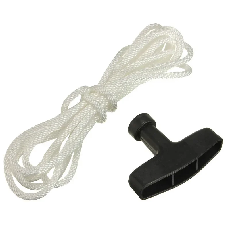 Universaler Cord Line Rope With Pull Handle For Petrol Lawnm Owers Garden Power Tools Grass Trimmer Parts