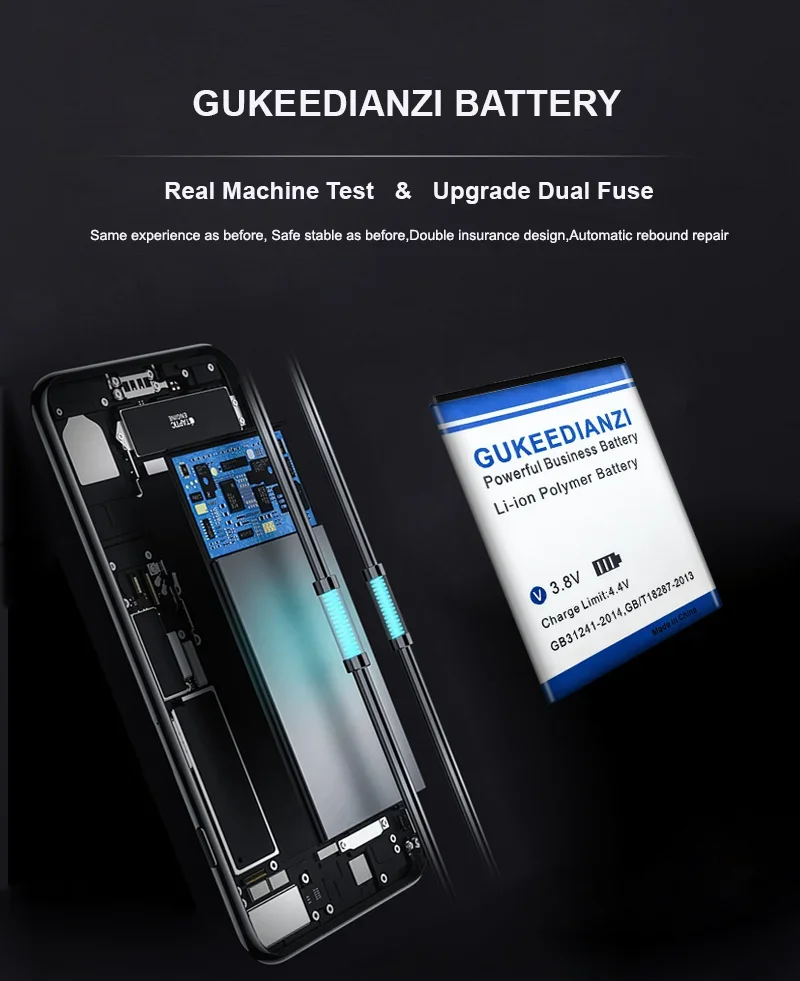 3800mAh GUKEEDIANZI EB494353VU Battery For Samsung Galaxy mini GT S5570 S5250 S5330 S5750 S7230 T499 GT-i5510 + with Track Code