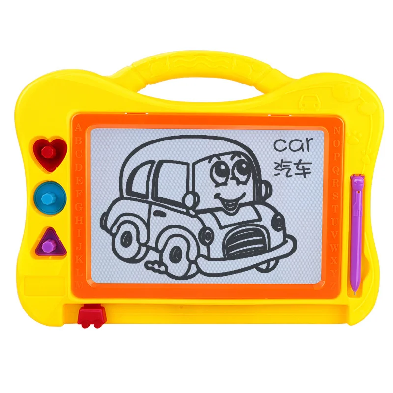 Babies Early education Educational toys Children's magnetic drawing board Learning to draw writing board Large magnetic drawing