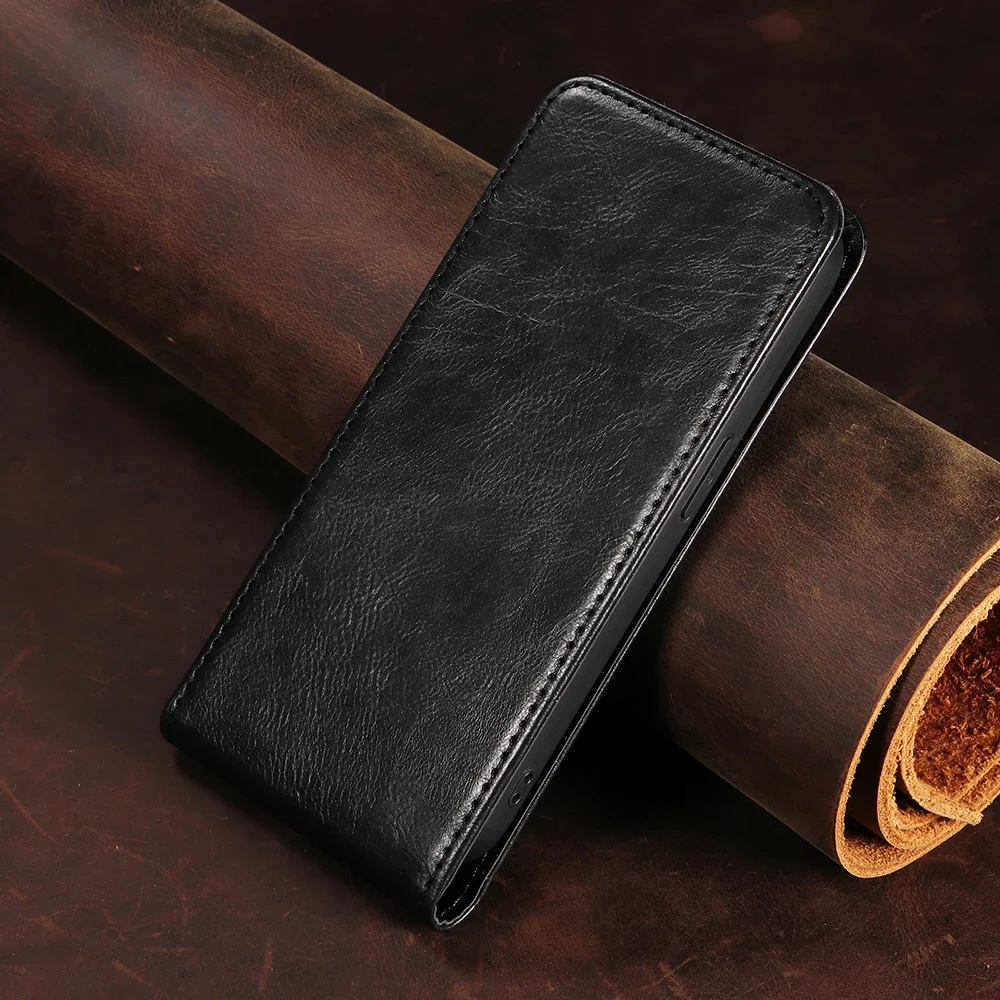 

For Nothing phone 2 Case Up and Down Flip Business Stand Leather Case card slots Phone Accessories