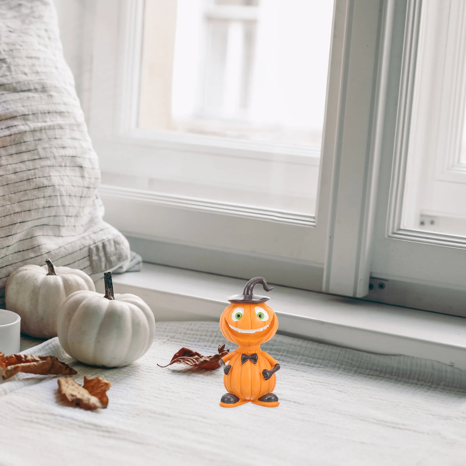 

Halloween Pumpkin Resin Table Centerpiece Party Decoration Desktop Ornament Festival Craft Decor Halloween Themed