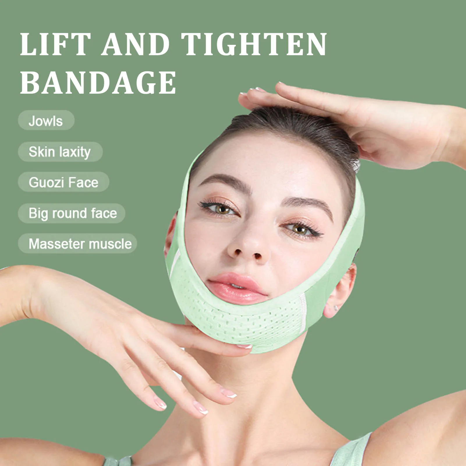 Reusable V Line Lifting Mask Facial Slimming Chin Strap for Daily Use Face Health Care