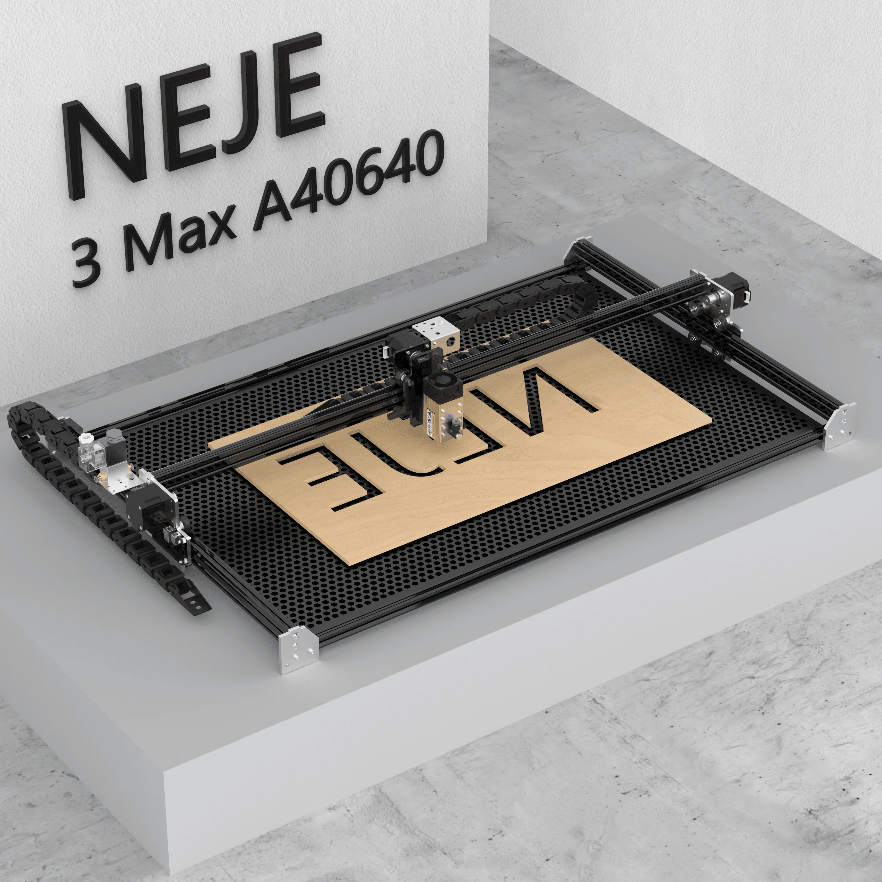 NEJE 3 Max 80W Engraver CNC Laser Engraving Cutting Machine 460*810 mm 32-bit Motherboard Laser GRBL(Lightburn)