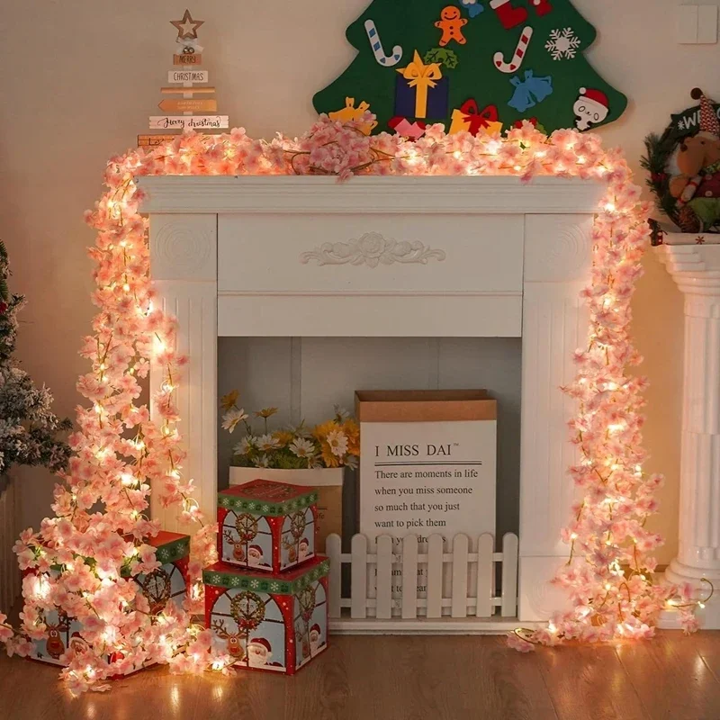 Рисунок 3 - Романтические гирлянды с вишневым цветом