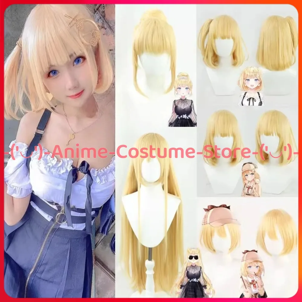 

Hololive EN VTuber Watson Amelia Cosplay Wig Anime Character Halloween Carnival Party Costume Wigs Heat Resistant Synthetic Hair