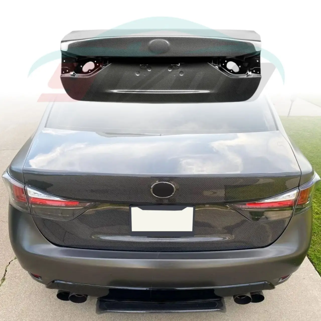 Suitable for 2012-2015 Lexus GS300 GS350 retrofit and upgrade the original carbon fiber tailbox cover