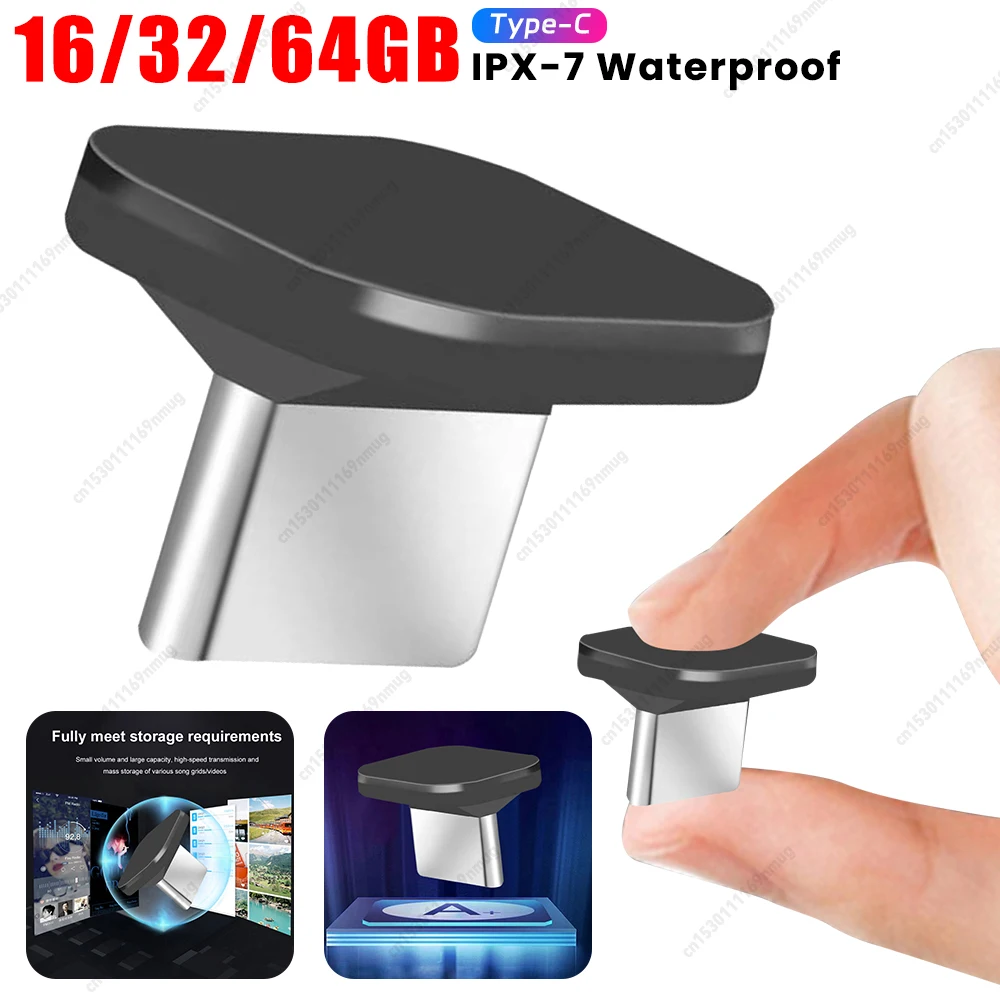 16GB/32GB/64GB Car Styling U Disk Stable Fast Transmission Mini Short Car U Disk Pendrive Plug and Play for Car Computer TV