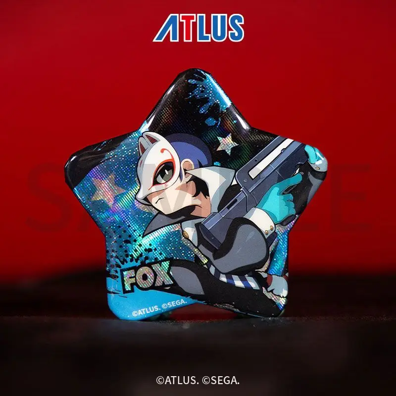 SEGA Official Persona 5 Tactica P5T Metal Badge Blind Pack Game Merchandise Decoration Cute Birthday Gift For Gamers In Stock view 2