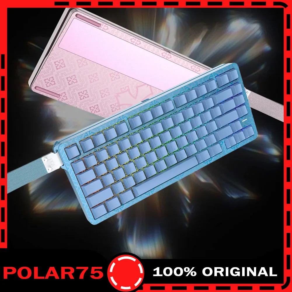 

IYX Polar75 Магнитный переключатель Механическая клавиатура Проводная клавиатура 8000 Гц 0,001 ммRT Игровая клавиатура Аксессуары для ПК FPS Подарки для геймеров