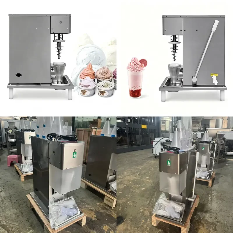 High Efficiency Electric Ice Cream Blender for Frozen Fruit and Milk