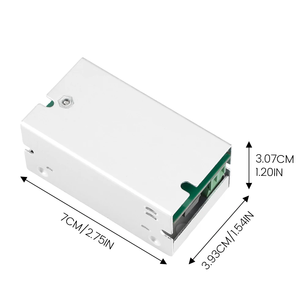 120W 15a DC-DC Buck Converter Dc 7V-60V Naar Dc 1.25-35V Verstelbare Step-Down Power Module Conversiemodule Met Aluminium Behuizing