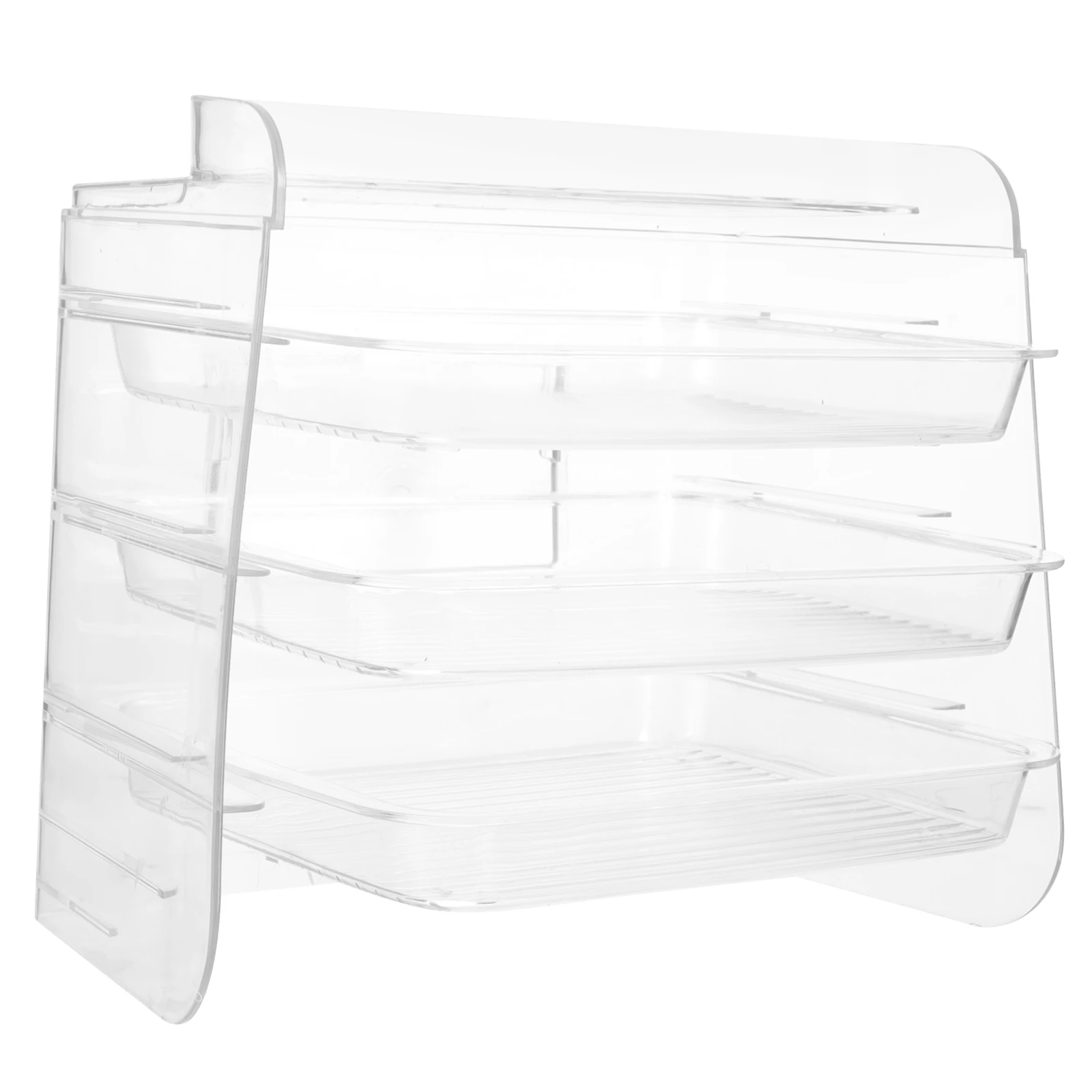 

Multi layer Plastic Storage Tray Kitchen Condiment ganizer Food Shelf Sundries Sundries Tray Rack Drawer Transparent