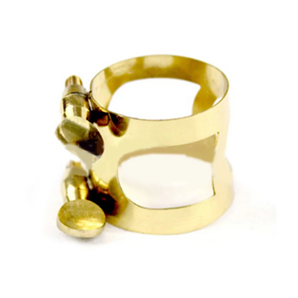 

New Practical Saxophone Ligature Clip Ligature 1pc 2.8 * 2.5 * 2.3cm Exquisite Craftsmanship Gold/Silver Metal