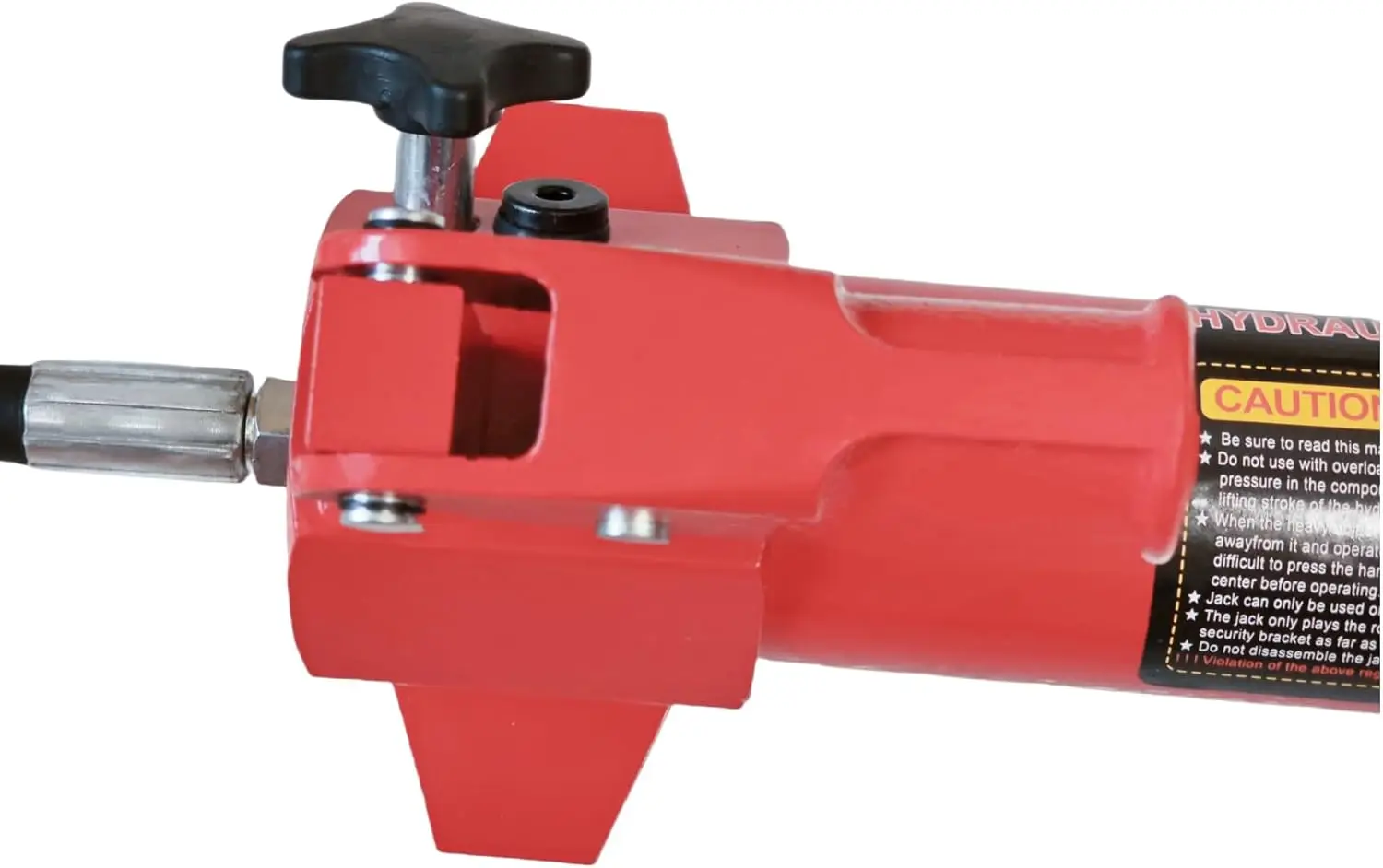 10 ton vloerkrik hydraulische pompset met lange steel, 22000 lbs, rood