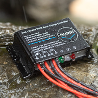 20A Solar Charge Controller 12V 24V Regulator IP68 Outdoor Waterproof with Cable