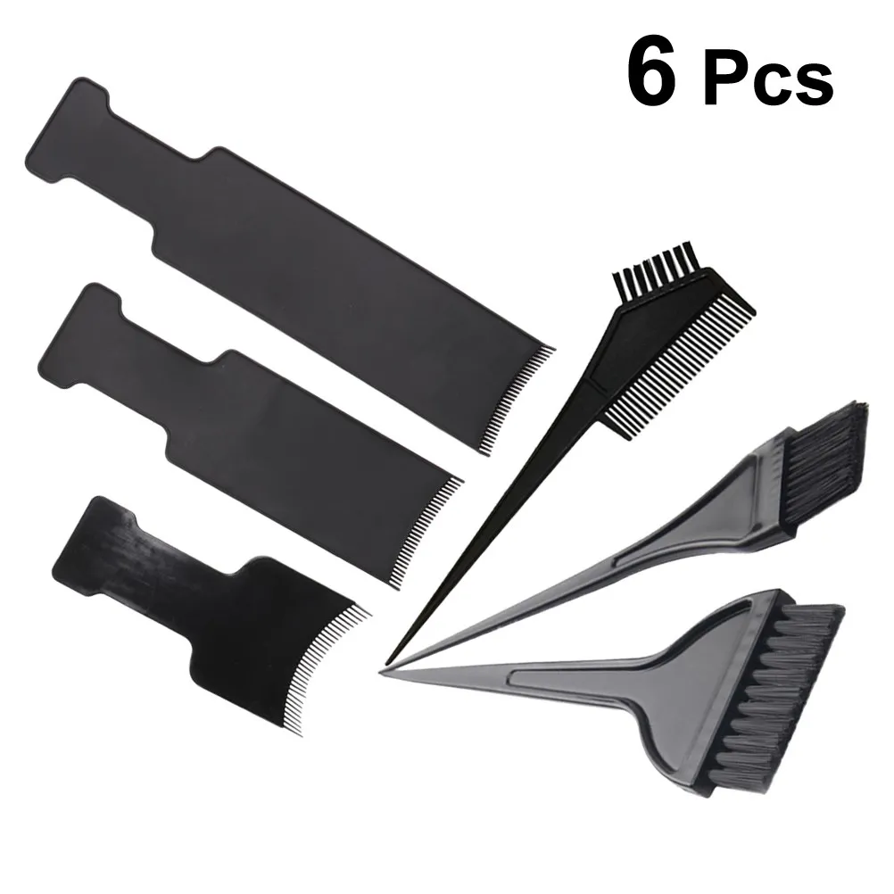 

1Set Hair Coloring Board Salon Tool with Extended Handle Comfort Stability Hair Separation Tidy Dyeing Direct Root Application