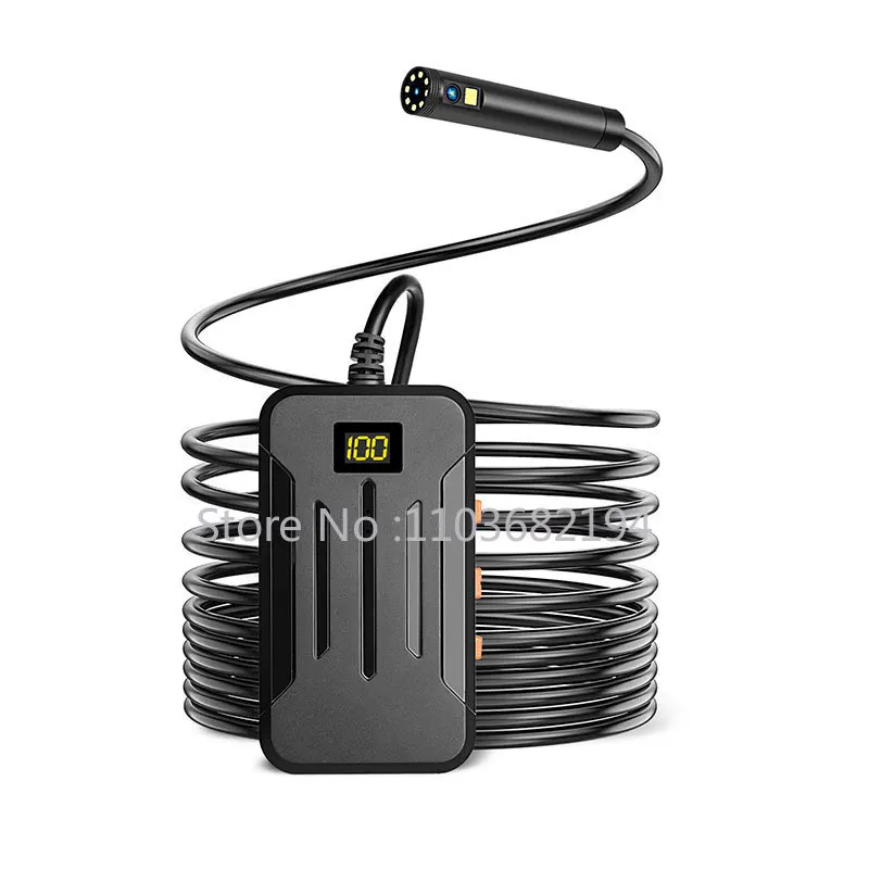 

Wireless Wifi Sewer Endoscope 8mm Dual Lens Hd Industrial Camera Detector Pipe Inspection Mirror