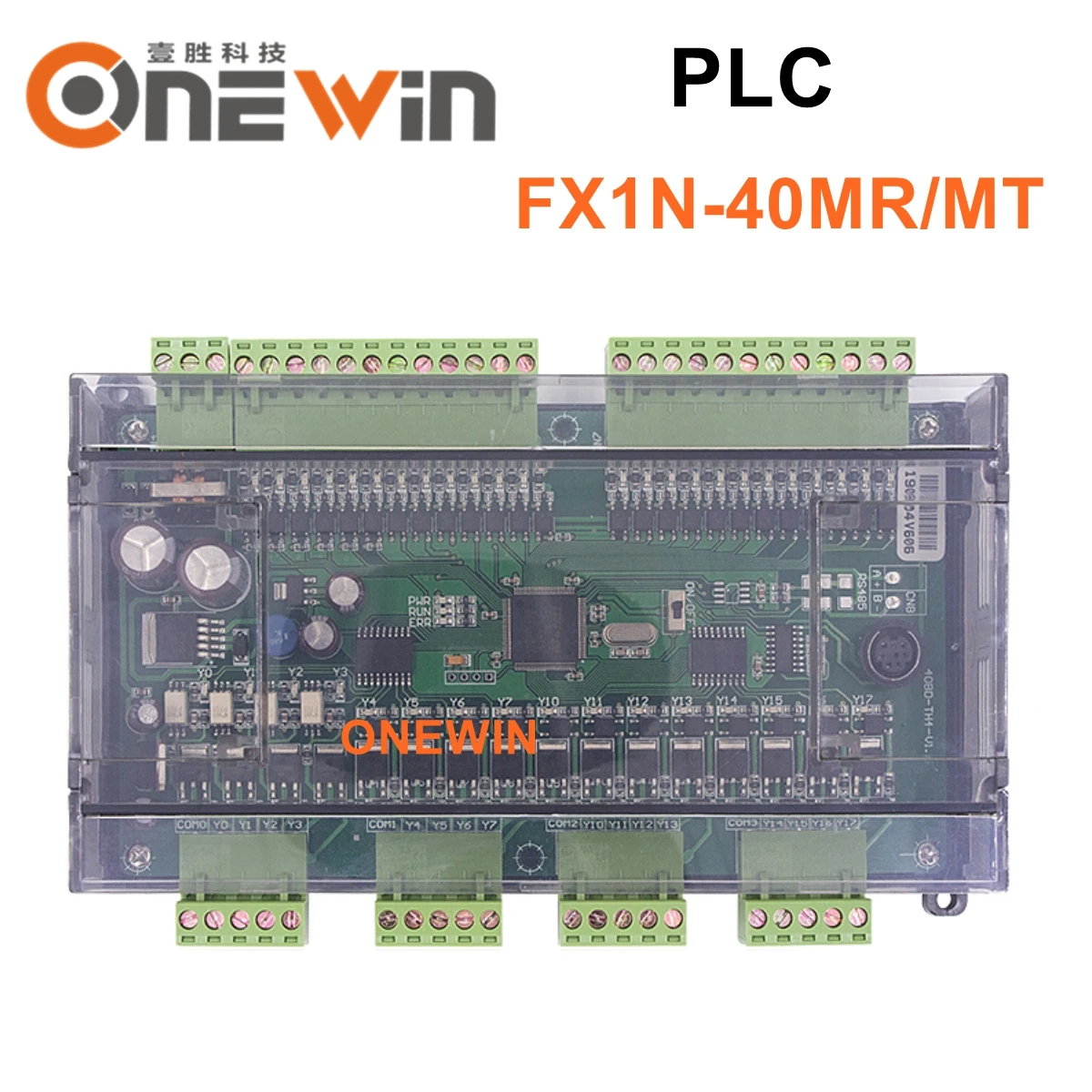 

FX1N-40MR FX1N-40MT PLC Industrial Control Board 24 Input 16 Output With RS485 Modbus RTU