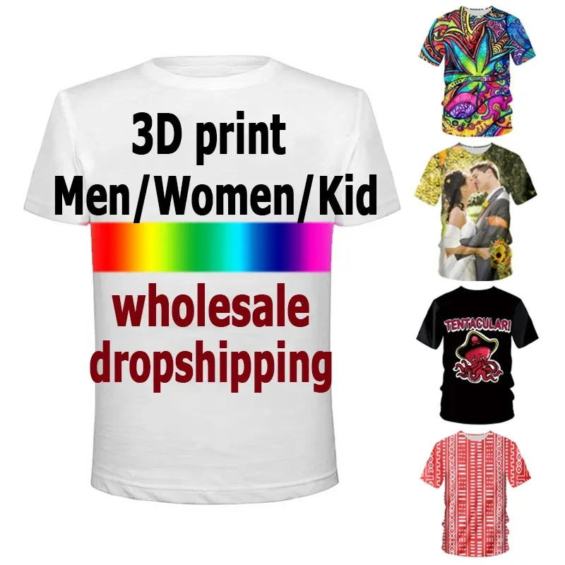 custom diy mens tshirt tops wholesale dropshipping tee shirt for men women