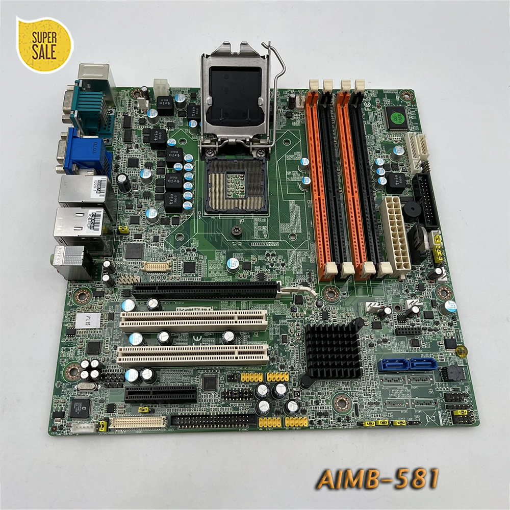 AIMB-581 REV:A1 For Advantech Industrial Motherboard AIMB-581QG2 Quad CPU 1155-pin Micro ATX