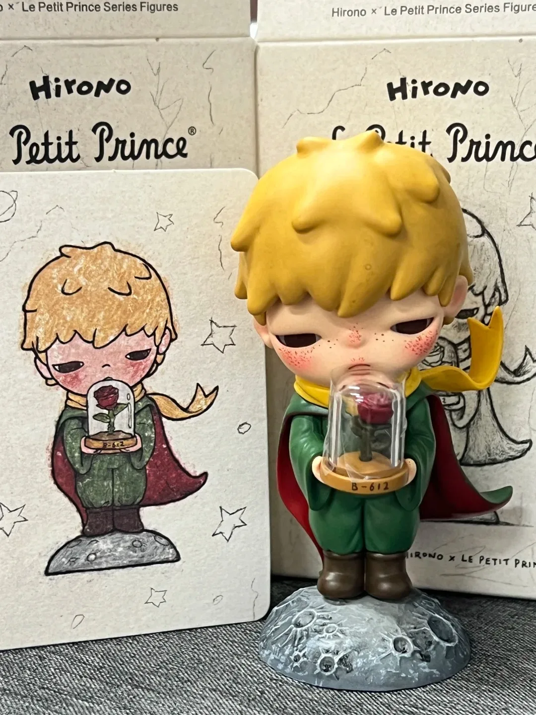 Oryginalny Popmart Hirono Le Petit Prince Seria Blind Box Torebka Niespodzianka Figurka Anime Ozdoby Kolekcja Prezent Urodzinowy dla Dzieci na Boże Narodzenie