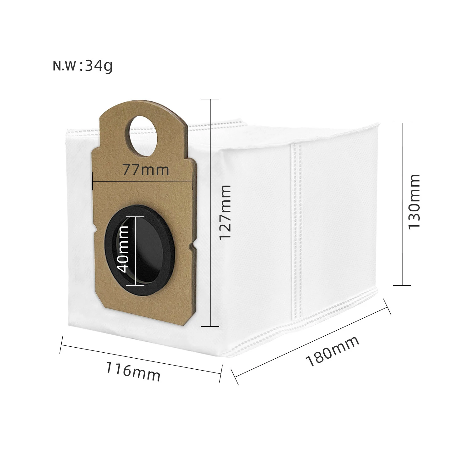Dust Bag Fit For Dyson V10 Konical / V10 Optic Dust Liner 975738-01 Vacuum Parts Replacement Accessories view 4