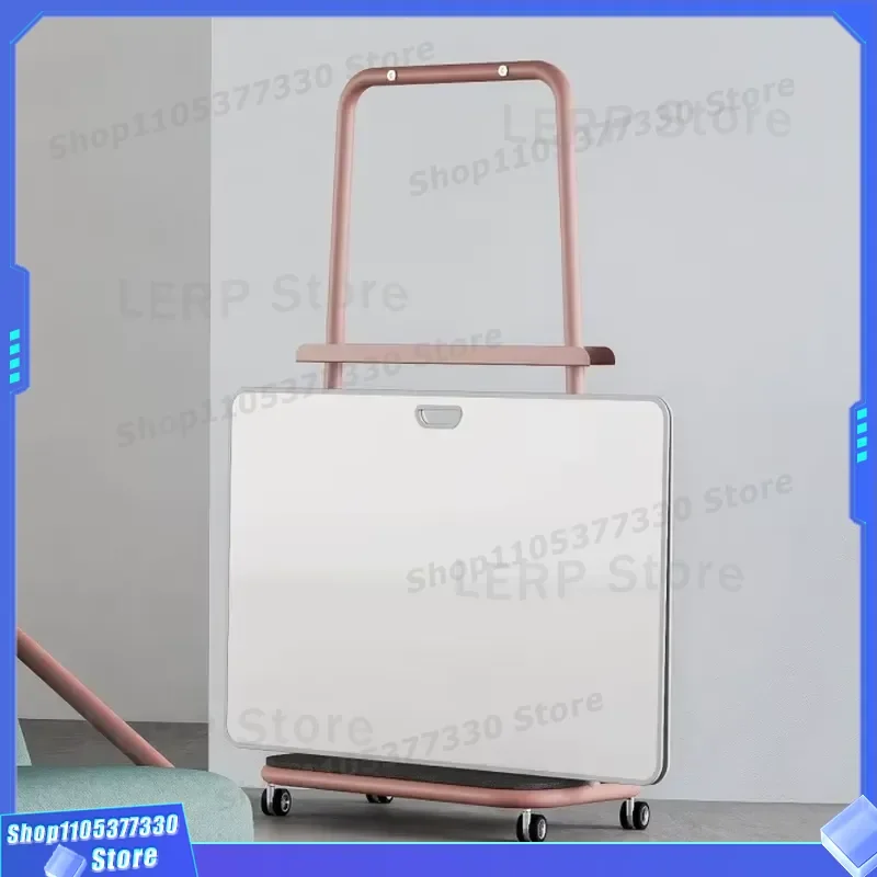 Mobile Whiteboard Stand with Lockable Wheels Steel Frame Dry Erase Easel for Office Meeting Room School Teaching Presentation