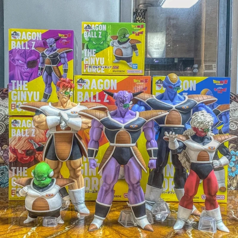 Bandai Original Ichiban Kuji Anime Dragon Ball Z Ginyu Force Goku Ginyu Jeice Burter Recoom Guldo Figure Collectible Model Gift