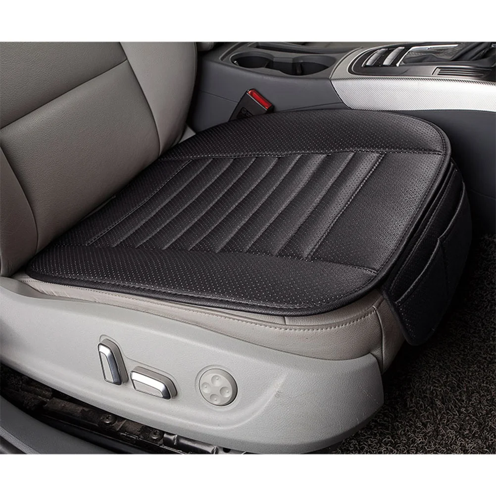 

Bamboo Charcoal Seat Pad Breathable Car Seat Cushion For Hip Back Support Temperature Humidity Control Four Season Use