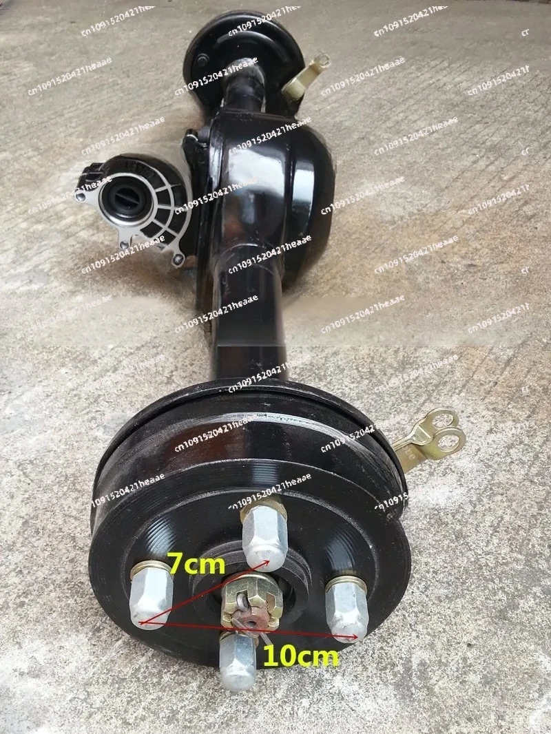

For Trike Electric Tricycle Rear Axle Assembly, Integrated Differential Split Tooth Power Motor Disc Brake Rear Accessories