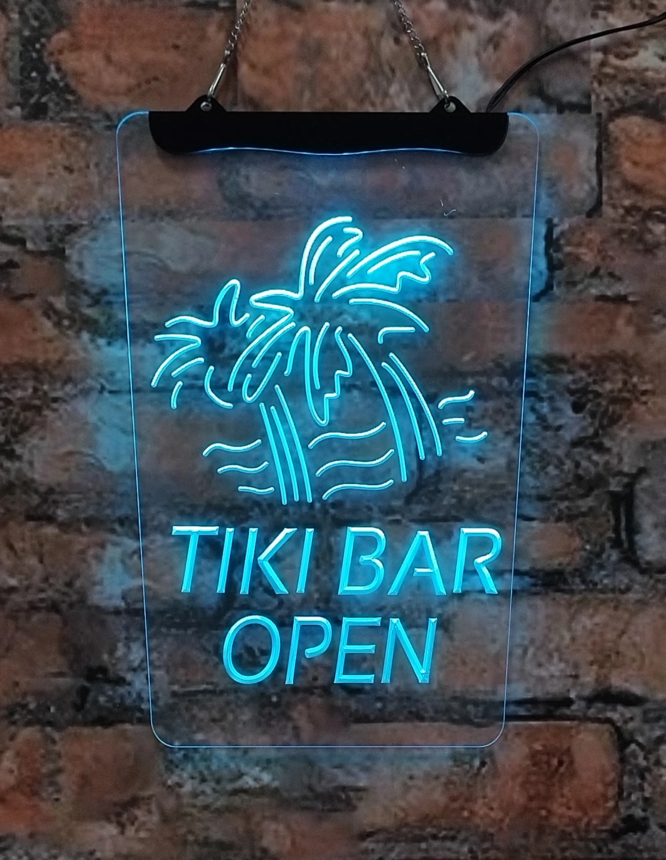 Tiki Bar Mask Beer Bar Club LED neon sign -3D carved interior wall art, suitable for family KTV mall store game room decoration