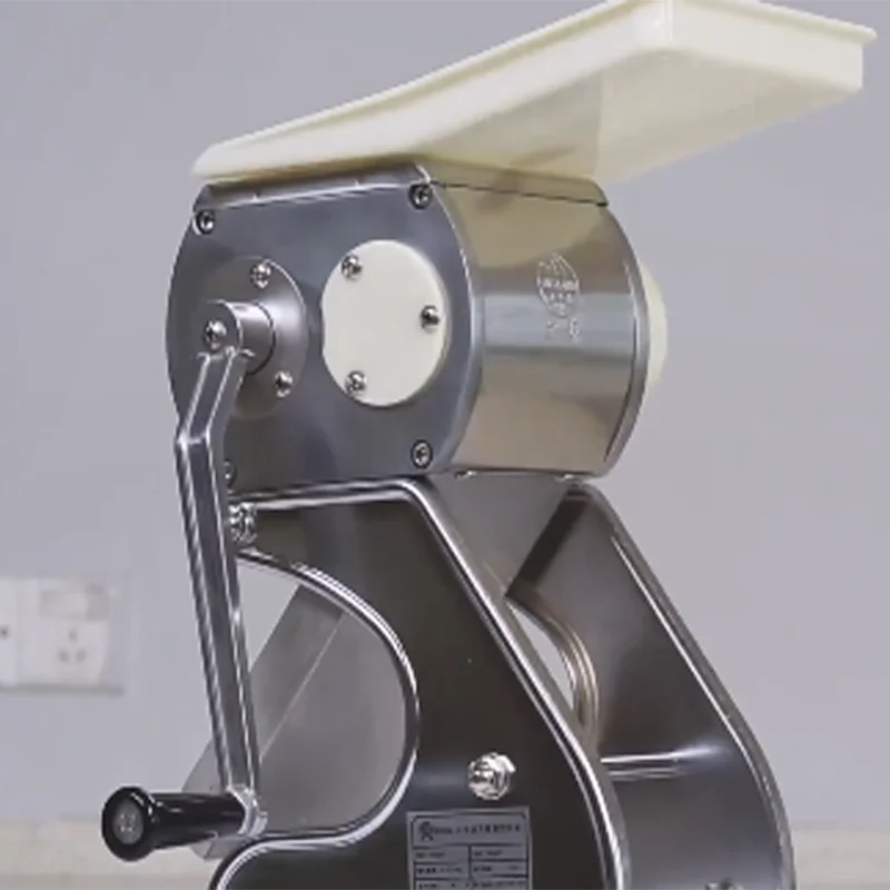 

Thick Spinning Meat Vegetable Slicer Hand Speedy Safety Manual Stainless Steel Meat Cutting Machine