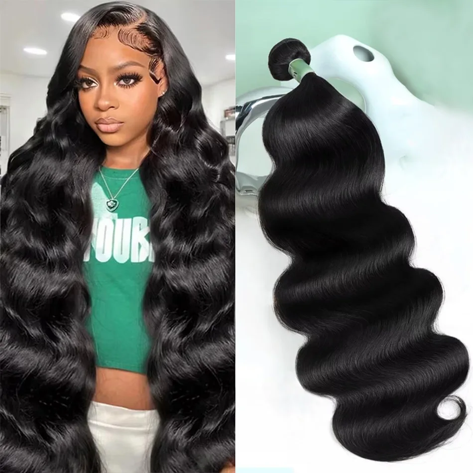 

Пучки человеческих волос объемной волны 100 необработанных натуральных человеческих волос 12A Пучки объемной волны 10-дюймовый одиночный пучок длительного цвета 1B