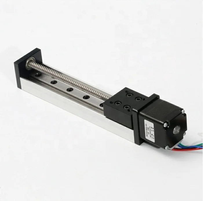 250mm High Precision Electric Linear Guide Rail Cross Actuator System with Stepper Motor T Ball Screw Motion Module