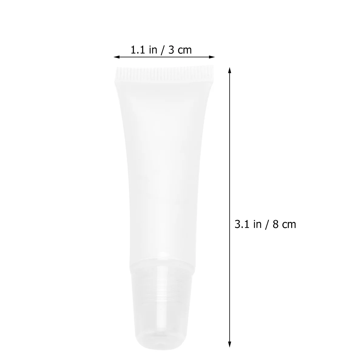 50 قطعة 10 مللي أنابيب بلسم الشفاه الفارغة إعادة الملء المحمولة للعصر حاويات ماكياج ل ملمع الشفاه كريم غسول الجسم السفر #5