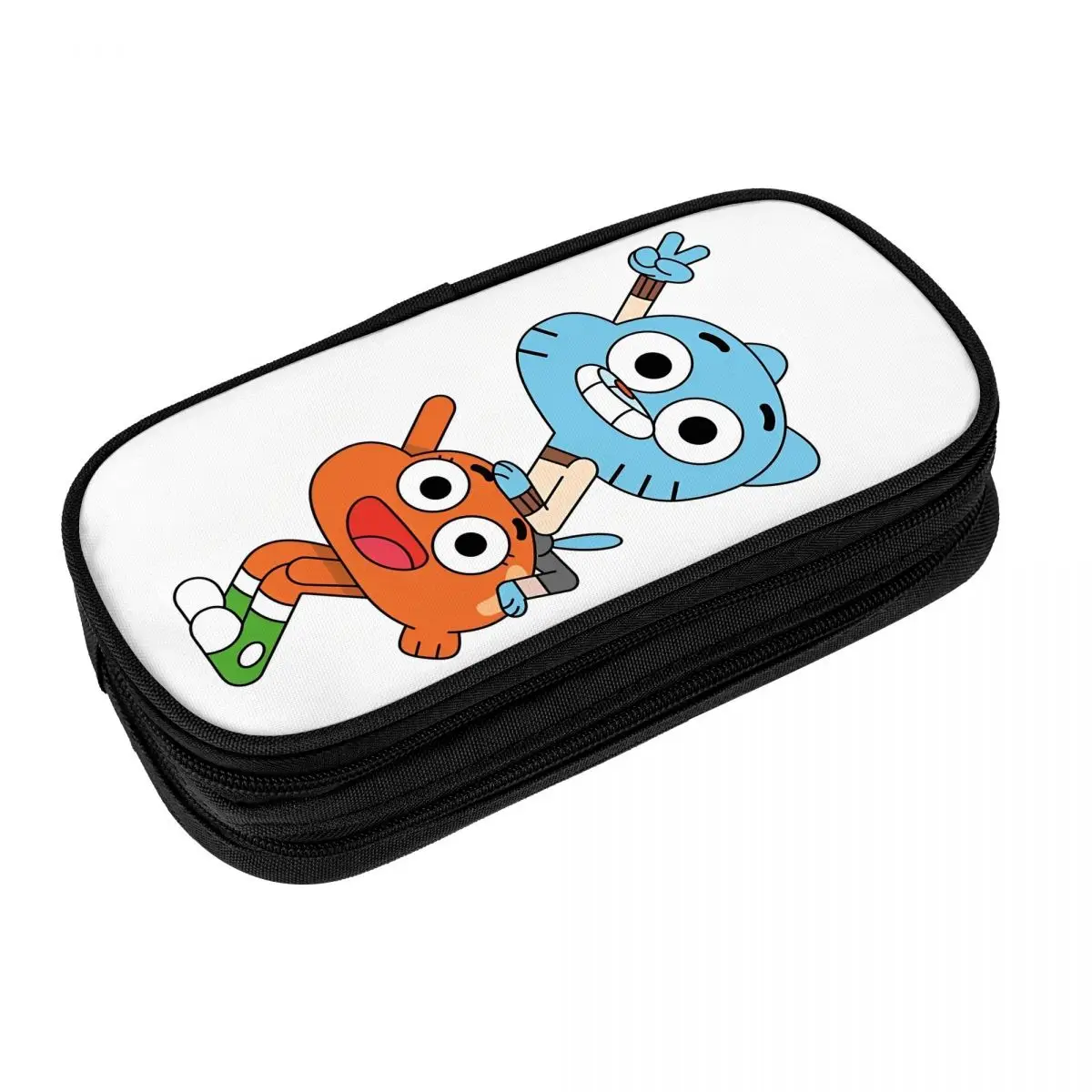 Gumballs Gum Ball Watterson Amazing Cartoon Pencil Case Back To School Pencil Cases Zipper Students Retro College Pencil Pouch