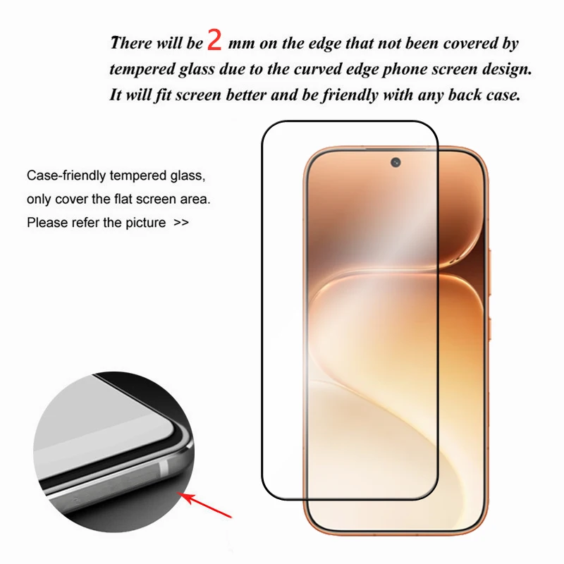 Für Honor 600 Displayschutzfolie, vollständige Abdeckung aus Glas, für Honor 600 Pro, gehärtetes Glas, für Honor 600 Kameraobjektivfolie – Detail 4