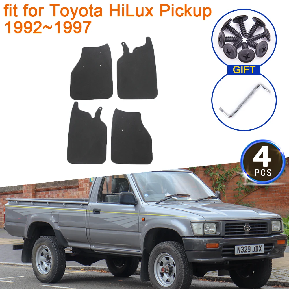 

Mudguard For Toyota HiLux Pickup 1988~1997 Accessories 1993 1994 1995 1996 Mudflaps Fenders Anti-splash Guards Front Rear Wheels