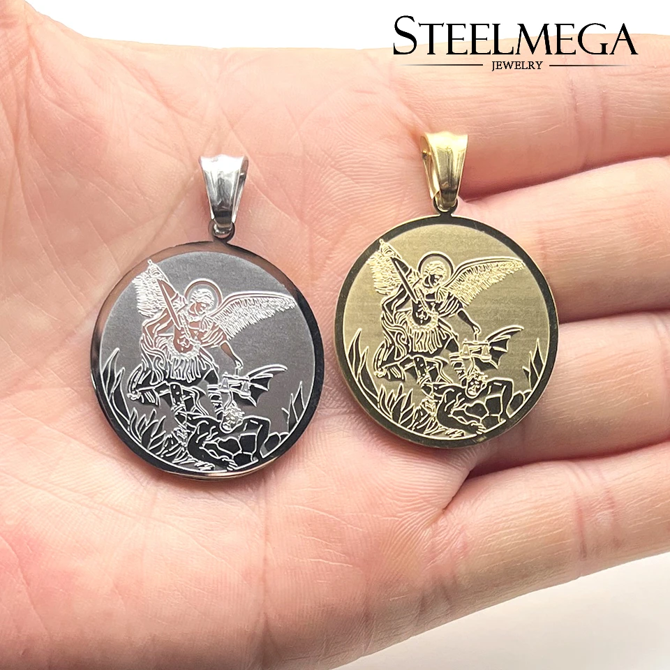 เหรียญสแตนเลส STEELMEGA ของ Saint Michael