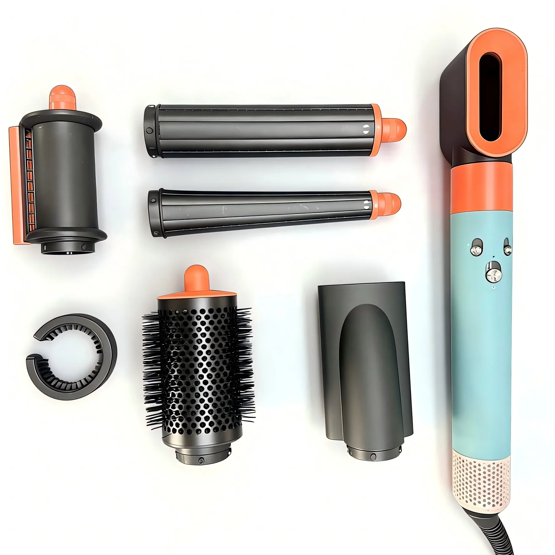 Smart Multi-functional Home Hair Straightener and Curling Iron Hair Styling Tools That Won't Damage Your Hair Gift Box Packaging